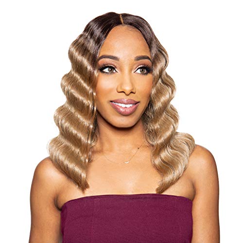 Zury SIS Beyond Synthetic Laced Front Wig - BYD LACE H CRIMP 14" (DIPPING CYAN)
