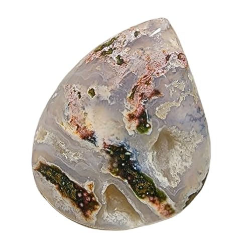 Jaspe océan naturel en cabochon poire pour créer votre bague bohème DIY