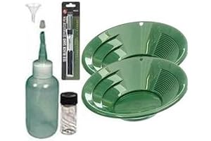 Sluice Monkey 2 Pack Gold Panning Kit with 10-Inch Gold Pans