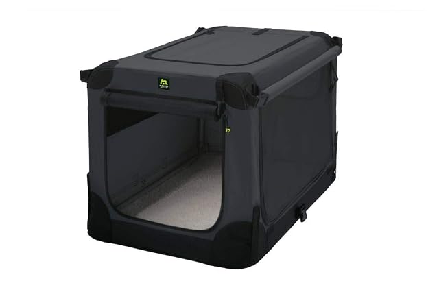 Foto 3 de 7 de Maelson Soft Kennel - Caja para Perros (72 x 51 x 51 cm), Color Gris