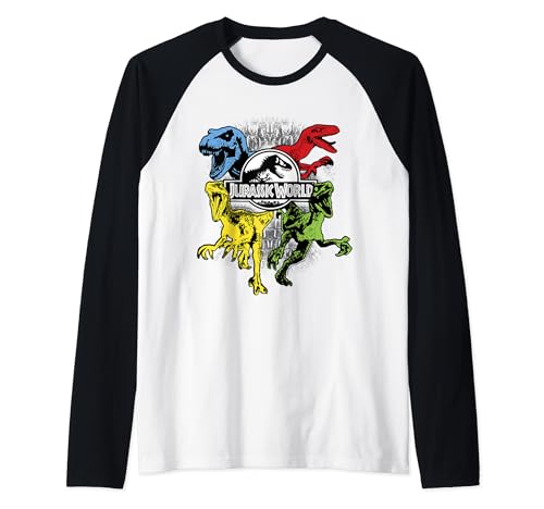 Vêtement Jurassic World Simon Says Dinos haut de baseball à manches raglan