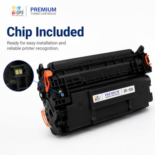 Image of GPS Colour Your Dreams Compatible W1520A / 152A Toner Cartridge for HP LaserJet Pro 4004, 4004dw, 4004dn, 4004d, 4003w, MFP 4104, 4104dw, 4104fdw, 4104fdn Printers, Black, High Yield