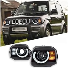 Car Compatible For Suzuki Jimny Headlights 2007-2015 DRL Dynamic Turn Signal LED Headlight Auto Accessories