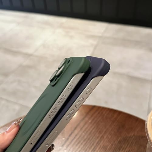 Coque iPhone 14 Plus rose rigide ultra fine mate en polycarbonate compatible induction - 5