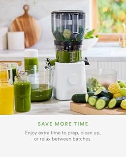 Nama Large Hopper – Wide Mouth Nama Juicer Attachment for J2 – High-Capacity Design for Batch Juicing (36–50 oz Yield) – Includes Removable Lid