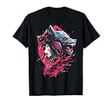 Anime Manga Cyberpunk Aesthetic Techwear Harajuku | Wolf T-Shirt