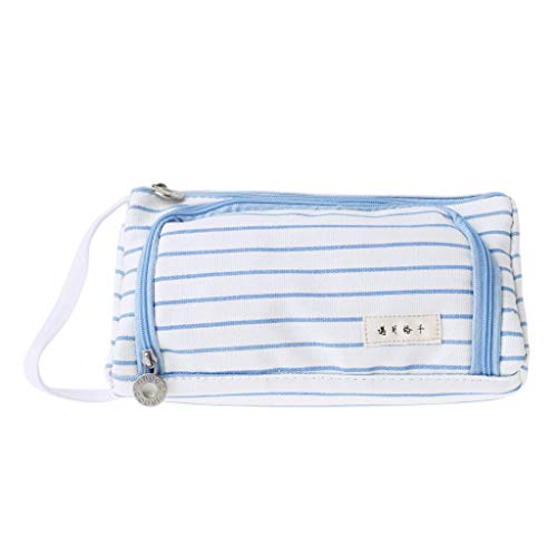 Preisvergleich Produktbild Kawaii Grosse Kapazität Federtasche Reißverschluss Stifthalter Bleistifthalter Griffelmappe Bleistifte Tasche Schreibwaren Stift Fall Box Bürobedarf Schüler Federmäppchen