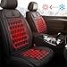 FKDG Car Seat Cover, Angenehm Warm Heizmatte 12V, Beheizbare Sitzauflage Auto Benutzt für BüRo,Auto,LKW,BüRostuhl (Einzelsitz Vorne)