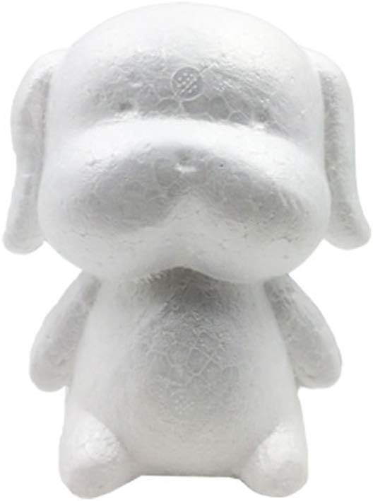 Fafalloagrron Polystyrene Foam Handmade Material Pug Model Styrofoam Models for DIY Christmas Gifts Wedding Party Crafts