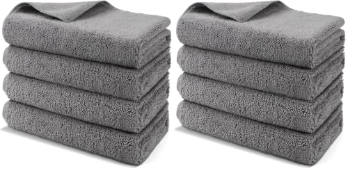Image of HOMEXCEL Professional Large Microfiber Car Drying Towels 8 Pack, 31 inch x 24 inch