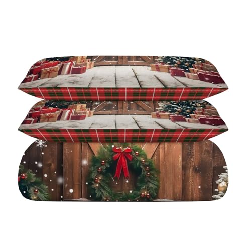 Funda de edredón navideña King de microfibra suave ideal para regalar en fiestas 7