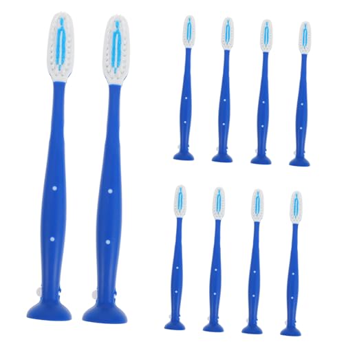 CLISPEED 10 piezas Cepillo Dientes Mini Viaje Cerdas Suaves Prevención Autolesiones Corto Mango Seguridad Prisiones Cuidado Bucal