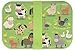 Price comparison product image Lesser & Pavey Bamboo Eco Lunch Box Farmyard, muli-Colour, 18 x 12 cm
