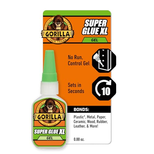 Gorilla Super Glue Gel XL, Clear Glue, 25 Gram (Pack