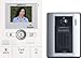 Aiphone JKS-1AD Audio/Video Single-Door Intercom Set, Includes Master Station with Power Supply and Surface-Mount Door Station