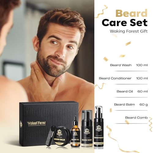 Waking Forest Beard Growth Kit - Luxury Care For Men With Beard Oil  thumb #7