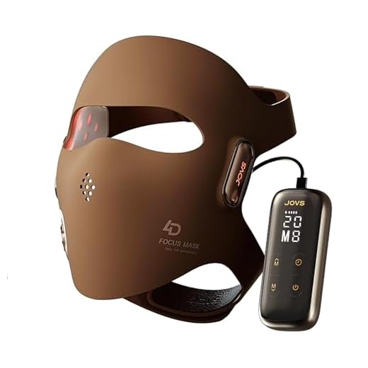 JOVS 4D Laser Light Therapy Mask - Red Light Therapy for Face, Led Face Mask Light Therapy, 6x Powerful More Than LED, FPT Technology, 4 Wavelengths, Anti-Aging, Gift for Women Mom Wife