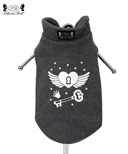 Trilly tutti Brilli Ginny Felpa Key Heart, Grigio