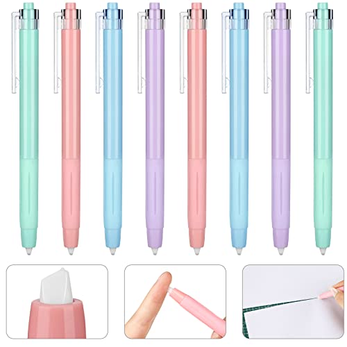 Colarr 8 Pcs Knife Pen Craft Cutting Pen Retractable Paper Cutter Pen Ceramic Cutter Pen Diy Diamond Painting Parchment Finger Protection Ceramic Knife Pen For Diy Drawing Scrapbooking #TOP21