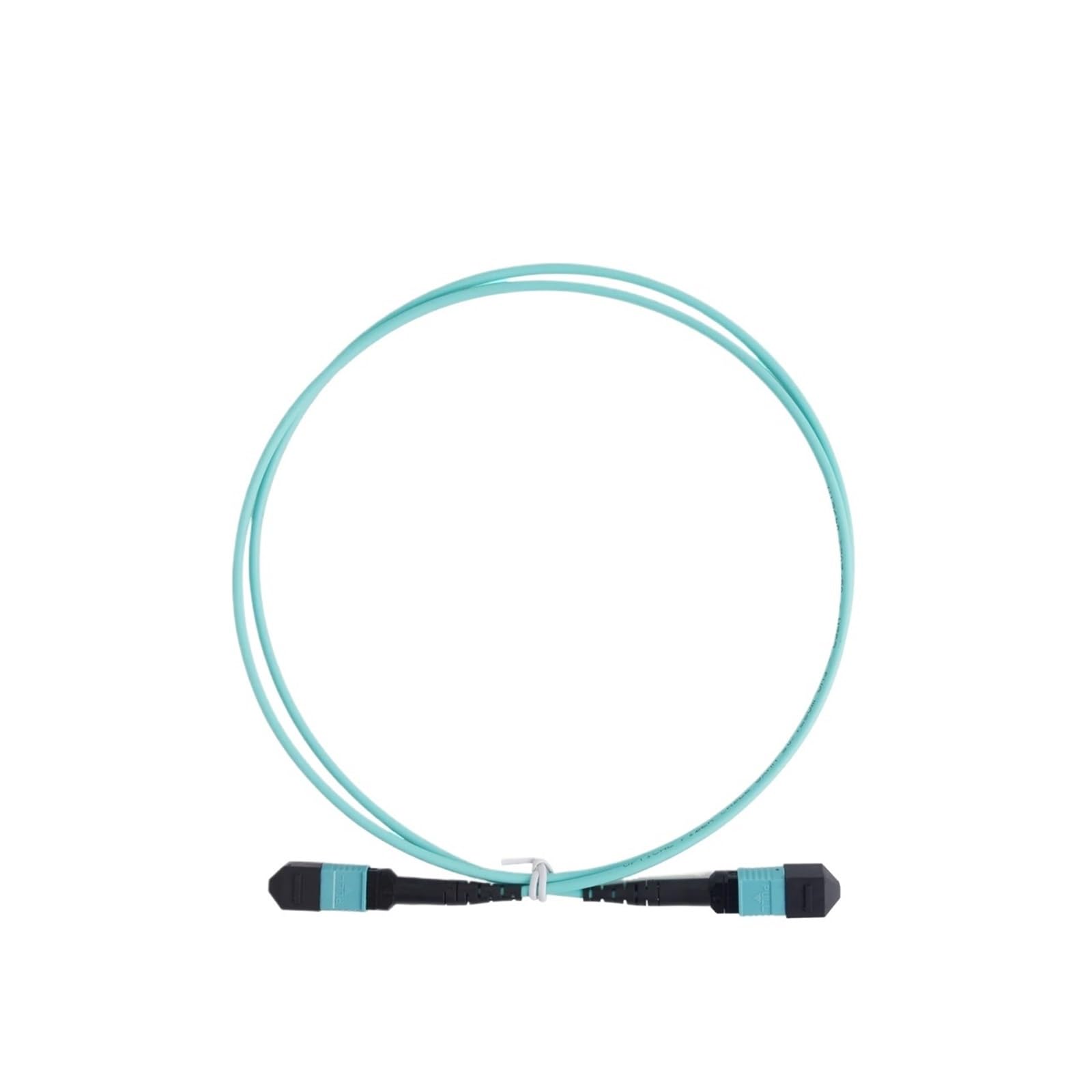 Câble de raccordement en fibre optique 100G MPO OM3 multimode 12 cœurs UPC femelle vers femelle type B à tête plate, 1/3/5/10/15/20 m(5M)