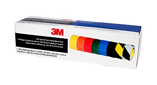 Preisvergleich Produktbild 3M PVCKlebeband 5SFarbkodierungsStarterpaket 0076308979713