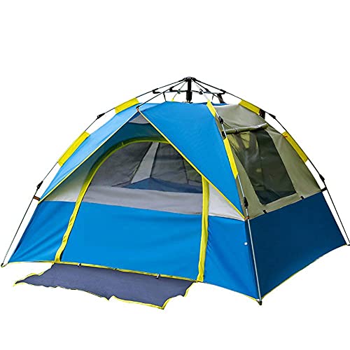 Tente de camping 2 places étanche et automatique avec 3 fenêtres pour l'itinérance