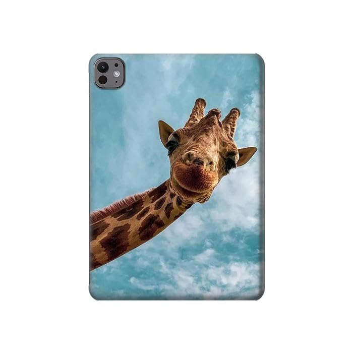 Coque iPad Pro 11 en cuir véritable look girafe - Housse élégante 2025