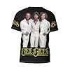 Men's Gees Pop Disco Rock Band Bee Colorful Shirts All Over Print Crewneck Tops Multicoloured Short Sleeve T-Shirt 3XL #4
