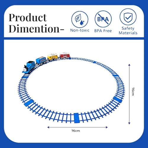 Image of Braintastic Smok Train Toy Set with Sound and Music (Tomas Train)