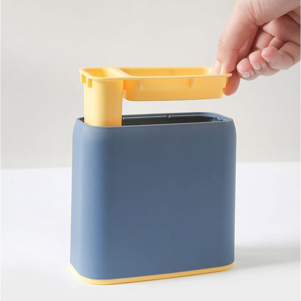 Cepillo de Limpieza Juego De Escobilla Y Soporte De Silicona Para Inodoro, Escobilla De Pared Para Baño, Cepillo De Limpieza De Inodoro, Escobilla De Inodoro De Mango Largo Cepillo de Baño(Blue)