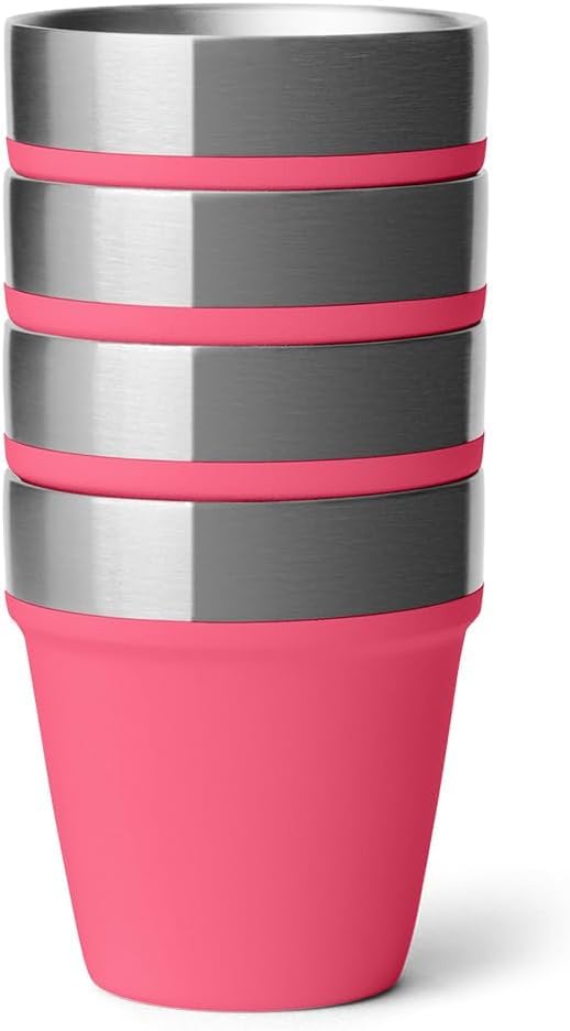 YETI Rambler Shot Glasses with Carrying Case, Tropical Pink, ONE - Image 3