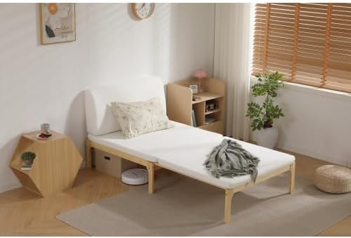 ディベッド ソファベッド シングル 天然木製 伸長式ベッド ベッド