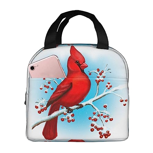 ランチバッグ 木の上に立つ小鳥 人気 おしゃれ 軽量 保冷保温 男女兼用 通勤 通学
