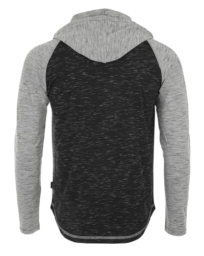 ZIMEGO Mens Long Sleeve Hoodie - Lightweight Hooded Pullover Sweatshirt3