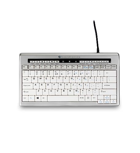 Clavier PC Bakker Elhuizen BNES840DUS noir compact filaire USB pour bureau
