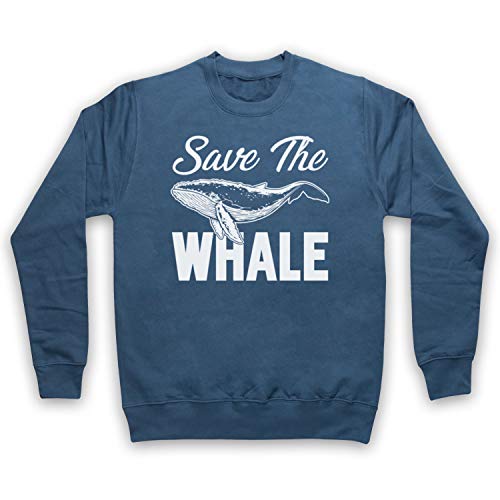 Sweat-shirt Save The Whale unisexe pour adulte en coton