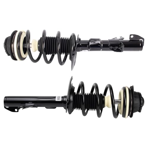 Image of TRQ Front Strut & Spring Assembly Set | For 14-23 Jeep Cherokee without Off Road Package Driver & Passenger Side Pair