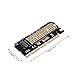 GINGLE M.2 NVMe to PCIe Adapter Card with Heatsink, Low - Profile Bracket, M - Key Converter Compatible with PCIe x1/x4/x8/x16 for Desktop PC Expansion