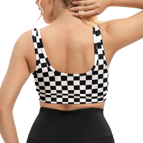 Image of Yoga top Women's Cheerleading Uniform Gym Outfit Running Crop Tops Yoga Shirts Casual Tank Top