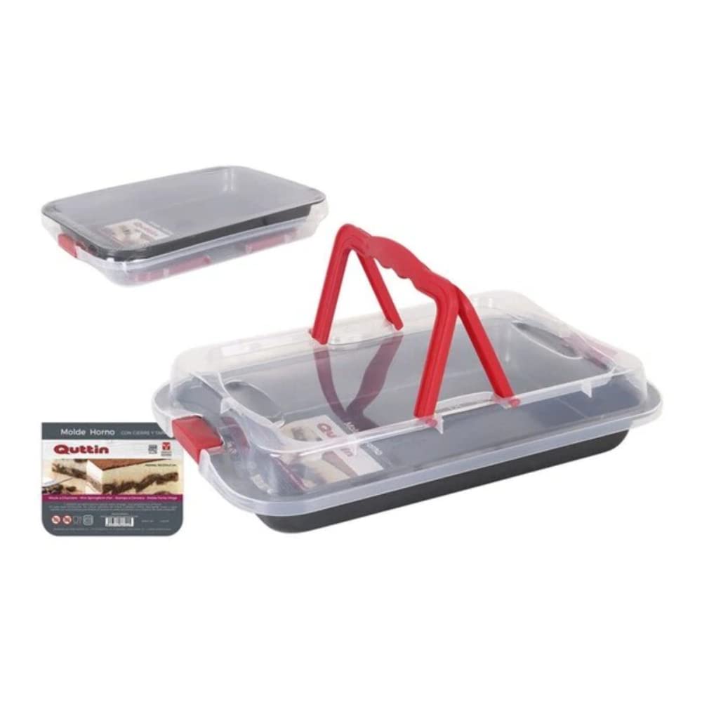Quttin 52273 Mould Oven Closure, 36 x 23 x 4.5 cm/0.4 mm, Aluminium, Black/White