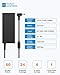 ALITOVE 19V Power Supply Adapter 3.42A 65W AC/DC Converter Transformer 100V~240V AC Input with 5.5mmx 2.5mm Plug for LCD LED Monitor, HDTV, 3D Widescreen, Bluetooth Speaker, Printers, Audio Amplifier