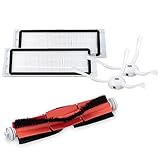 ENVÍO: Recibirás 1x juego de accesorios de recambio compuesto por 2x filtro HEPA, 2x cepillo lateral 1x cepillo principal para aspiradores Xiaomi Roborock S50 / Mi Robot 1s.