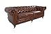 Produktbild Vintage-Line Chesterfield-Sofa 3-Sitzer Echtleder Sofa Couch