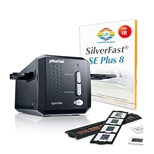 Plustek 8200I SE OpticFilm 8200iSE Film Scanner – Black