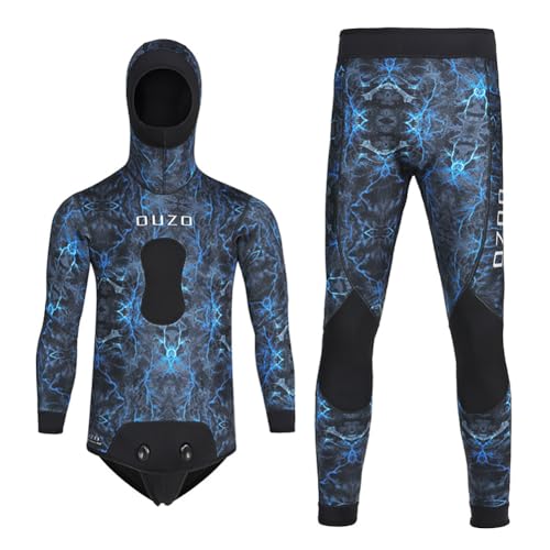 WYYHAA 5MM Neoprene Spearfishing Wetsuit with Hooded, 2...