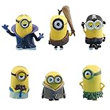 ✤Vielseitigkeit: Despicable Mess Cake Decoration kann nicht nur auf Partys und Kuchen verwendet werden, sondern auch als Kinderbegleiter nach Geburtstagsfeiern. Es eignet sich sehr gut als Geburtstagsgeschenk für Kinder, Spielzeugsets zum Sammeln, Spielzeug, Sammlerstücke, Autopuppen, Mikrolandschaftsdekorationen, Kapselpuppen.