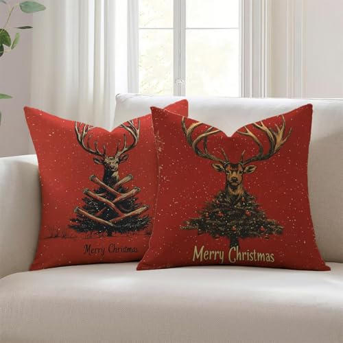 Housse de coussin extérieur imperméable 55x55 lin déperlant Lejnlnng