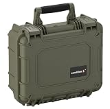 Condition 1 Medium Waterproof Hard Travel Case with Foam Heavy-Duty Protective Portable Storage Box,