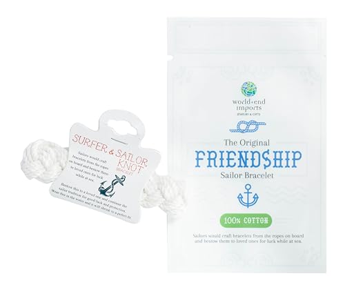 Artisan Owl White Cotton Sailor Knot Bracelet3