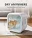 HomeRunPet Cat Dryer, 360° Efficient Automatic and Quiet Box with Smart Temperature Control, Ideal for Cats and Medium Dogs (62L Drybo Pro Pet Dryer Box)